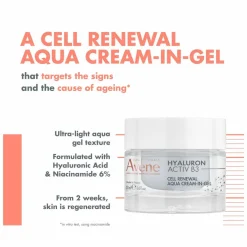 Avene Hyaluron Activ B3 Cell Renewal Aqua Cream-in-Gel