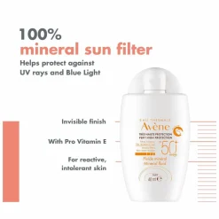 Avene Very High Protection Mineral Fluid SPF50+