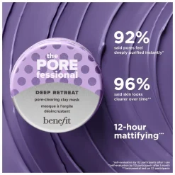 Benefit The POREfessional Deep Retreat - Pore Clearing Clay Mask