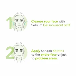 Bioderma Sebium Kerato + Anti Blemish High Tolerance Gel-Cream