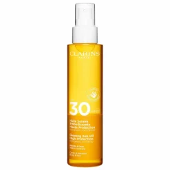 Clarins Sun Care Glowing Sun Oil High Protection for Body & Hair SPF30