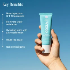 Coola Classic Face Sunscreen White Tea SPF50