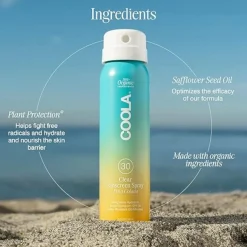Coola Classic Sunscreen Spray Pina Colada SPF30