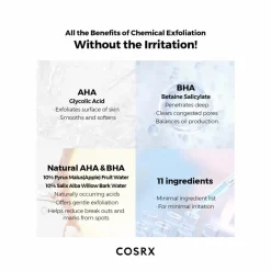 COSRX AHA/BHA Clarifying Treatment Toner