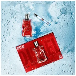 Diesel D Red Eau de Parfum Spray 50ml Gift Set