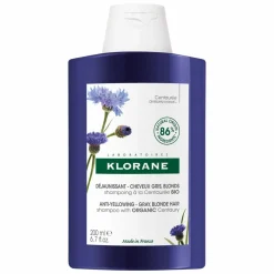 Klorane Centaury Anti-Yellowing Shampoo for Grey, Blonde Hair