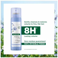 Klorane Flax Volume Dry Shampoo For Fine, Limp Hair