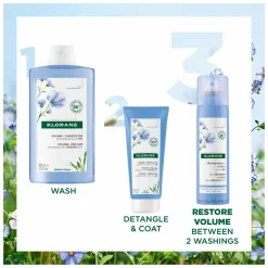 Klorane Flax Volume Dry Shampoo For Fine, Limp Hair