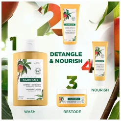 Klorane Mango Nourishing Conditioner for Dry Hair