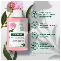 Klorane Peony Soothing Shampoo For Sensitive Scalp