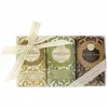 Nesti Dante Luxury Gold, Hemp and Black Soap 3 x 250g Gift Set