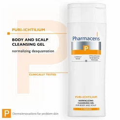 Pharmaceris P Puri-Ichtilium Normalising Cleansing Gel For Body and Scalp