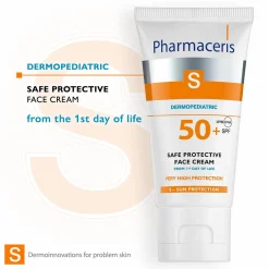 Pharmaceris S Safe Protective Face Cream SPF50+