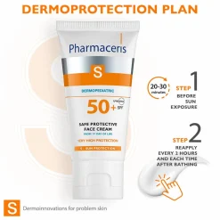 Pharmaceris S Safe Protective Face Cream SPF50+