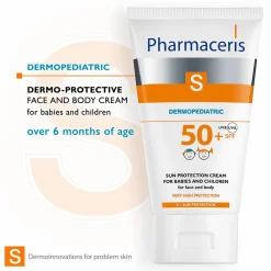 Pharmaceris S Sun Protection Cream for Babies and Children SPF50+