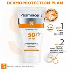 Pharmaceris S Sun Protection Cream for Babies and Children SPF50+
