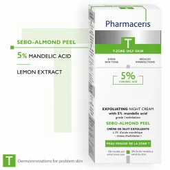 Pharmaceris T Sebo-Almond Peel 5% Exfoliating Night Cream