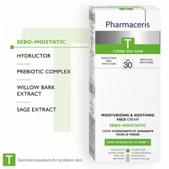 Pharmaceris T Sebo-Moistatic Moisturising & Soothing Face Cream SPF30