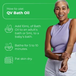QV Bath Oil For Dry Itching Skin Conditions