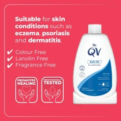 QV Bath Oil For Dry Itching Skin Conditions
