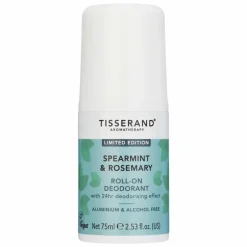 Tisserand Spearmint & Rosemary Roll On Deodorant