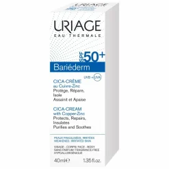 Uriage Bariederm-Cica Cream with Copper Zinc SPF50+