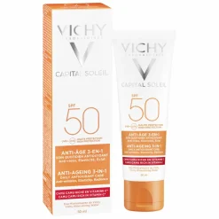 Vichy Capital Soleil Anti-Ageing 3-In-1 Daily Antioxidant Care SPF50