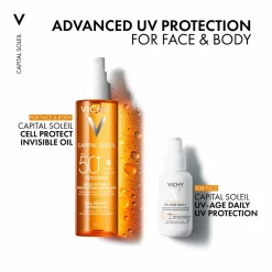 Vichy Capital Soleil Cell Protect Invisible Oil SPF50+