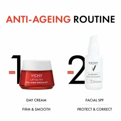 Vichy Daily Moisturise and SPF Routine Set: Collagen Day Cream & Face