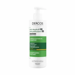 Vichy Dercos Anti-Dandruff Advanced Action Shampoo for Itchy Scalp, Dry Hair