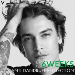 Vichy Dercos Anti-Dandruff Advanced Action Shampoo for Itchy Scalp, Dry Hair