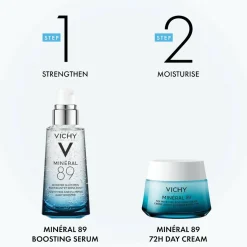 Vichy Mineral 89 Hydrating Hyaluronic Acid Routine Set: Serum and Mois