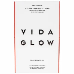Vida Glow Natural Marine Collagen Sachets - Peach Flavour