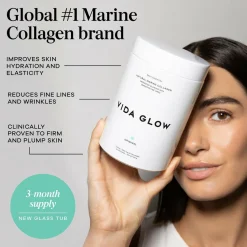 Vida Glow Natural Marine Collagen Caddy Original 270g